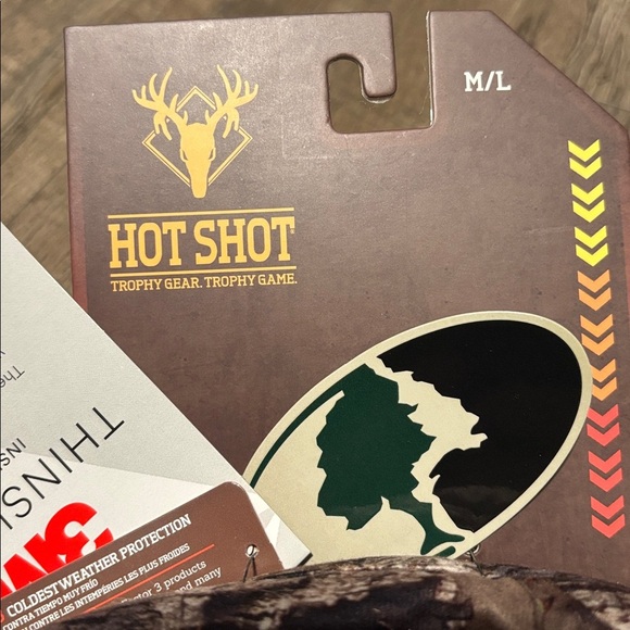 Hot Shot Mossy Oak 3M Thinsulate insulation,odor X,heat factor,earflap,fur/quilt - Picture 8 of 13